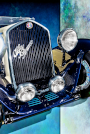 Nose Portrait, Alfa Romeo 6C 1750 Gran Sport Cabriolet, Castagna, #121215037, 1933