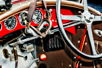 Cockpit, Alfa Romeo 6C 1750 Gran Sport Spider, Zagato, 1930
