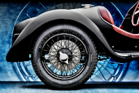 Tail Wheel, Alfa Romeo 6C 1750 Super Sport Speedster, #0312901, 1929