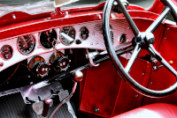 Cockpit, Alfa Romeo 8C 2300 Cabriolet Lungo, Figoni, #2311207, 1933