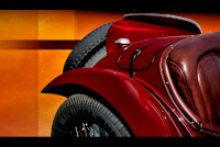Tail Composition, Alfa Romeo 8C 2300 Corto Mille Miglia Touring Spider, #2211071, 1932