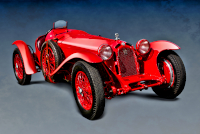 Front Quarter, Alfa Romeo 8C 2300 Monza, Zagato, #2211112, 1933