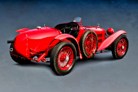 Rear Quarter, Alfa Romeo 8C 2300 Monza, Zagato, #2211112, 1933