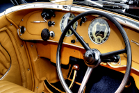 Cockpit, Dashboard, Alfa Romeo 8C 2900B Lungo Touring Spider, #412027, 1938