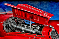 Motor Exhaust 2, Alfa Romeo 8C 2900B Mille Miglia Touring Spider, #412031, 1938