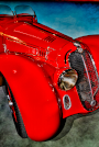 Nose Portrait, Alfa Romeo 8C 2900B Mille Miglia Touring Spider, #412031, 1938