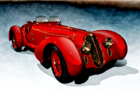 Main, Alfa Romeo 8C 2900B Mille Miglia Touring Spider, #412031, 1938