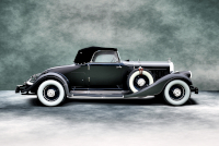 Profile, Pierce-Arrow Model 1242 Convertible Coupe Roadster, #3100006, 1933