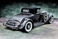 Rear Quarter, Pierce-Arrow Model 1242 Convertible Coupe Roadster, #3100006, 1933