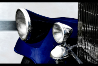 Lights Detail, Pierce-Arrow Model 53 Touring Sedan, #2050009, 1932