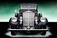 Fascia, Pierce-Arrow Model 840A Convertible Sedan, LeBaron, #2080338, 1934