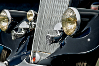 Nose Detail, Pierce-Arrow Model 845 Convertible Coupe Roadster, 1935