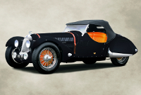 Quarter Perspective, Talbot-Lago T150-C SS Roadster, Figoni et Falaschi, #82928, 1937