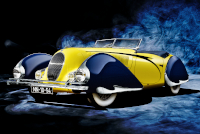 Studio Main, Talbot-Lago Darracq T150-C S Cabriolet, Figoni et Falaschi, #90019, 1938