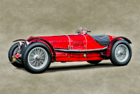 Quarter Long, Maserati 8C 3000 Biposto, #3004, 1932